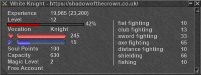 Signature for player White Knight